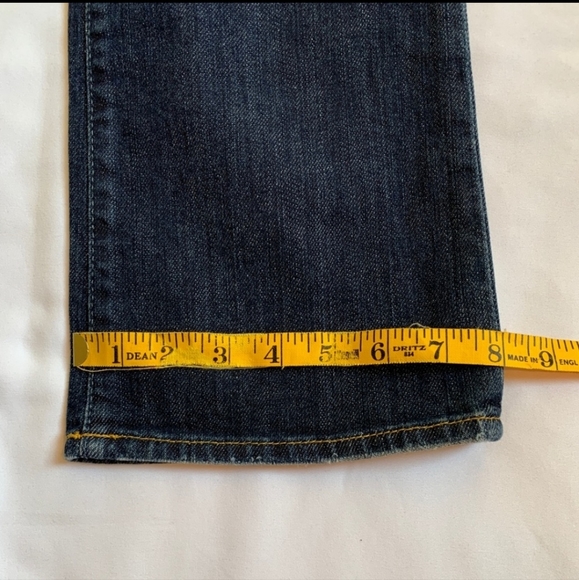 Lucky Brand Dark Wash Denim Blue Jeans Lola Boot - Picture 4 of 6